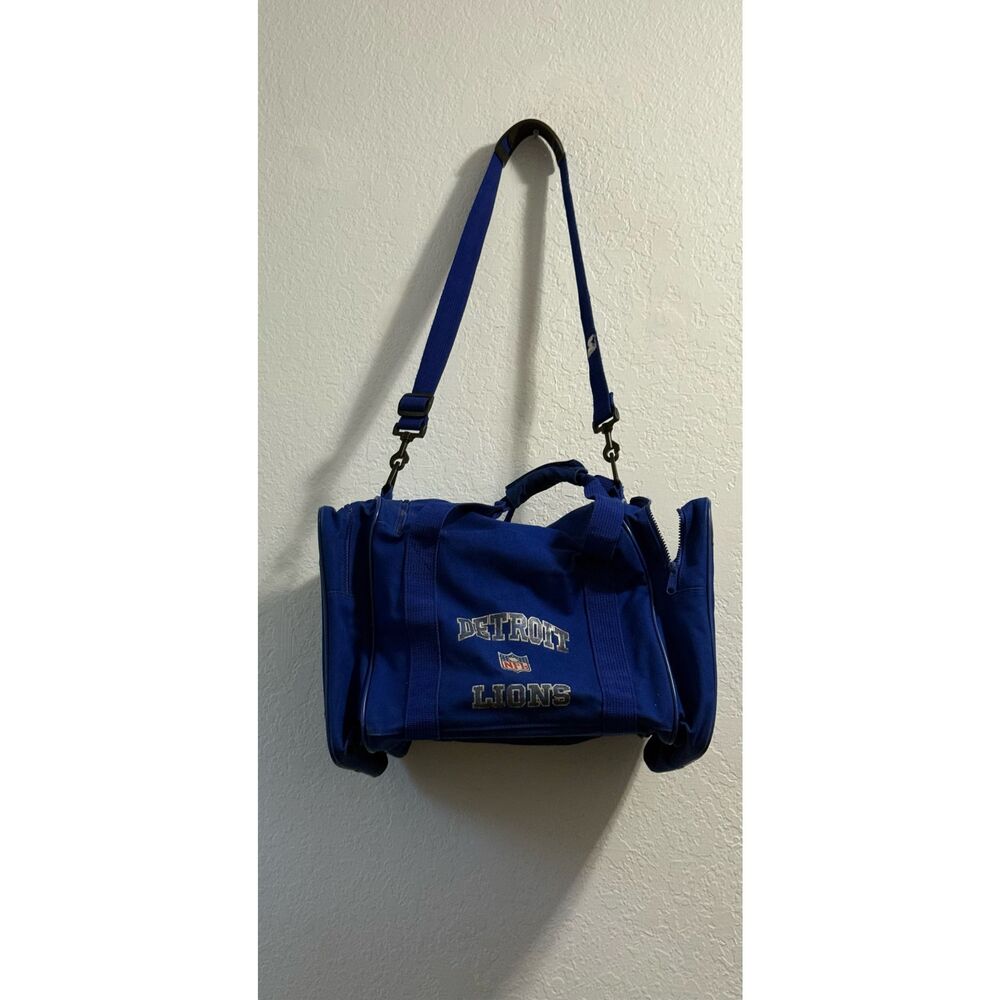 Vintage Detroit Lions  Starter Duffel Bag Carry On with Strap football